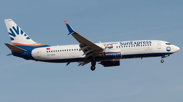 TC-SOH:Boeing 737-800:SunExpress